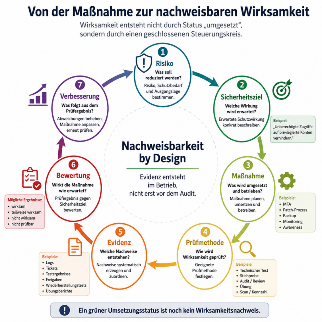 Von der Maßnahme zur nachweisbaren Wirksamkeit